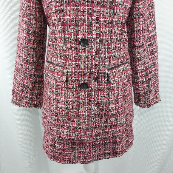 NWOT! TALBOTS! STUNNING RED, ORANGE, BROWN, BLK & CREAM WOOL+ SKIRT SUIT! SZ 2P - Picture 5 of 14